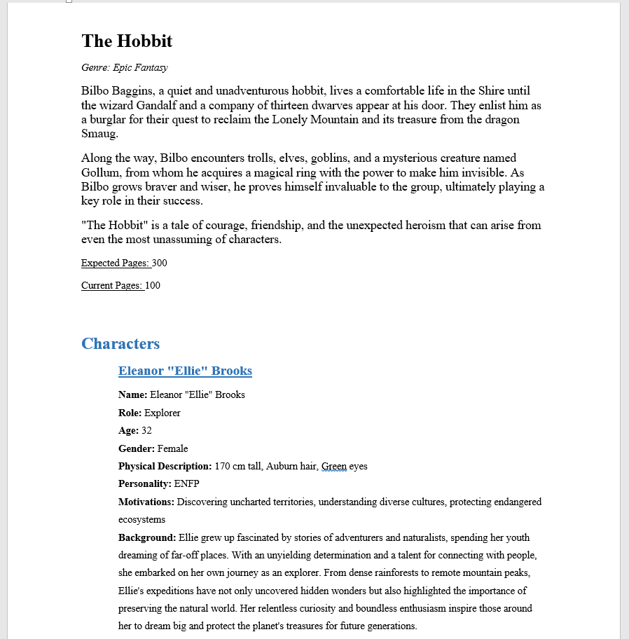 Outlining books in screenshot